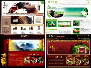 让客户喜欢上这款模板！一款茶叶网站模板设计