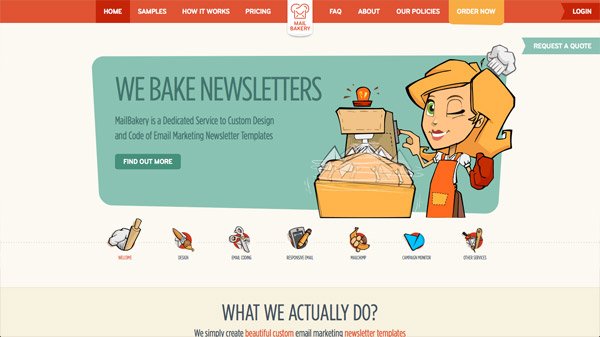 MailBakery 网页设计欣赏